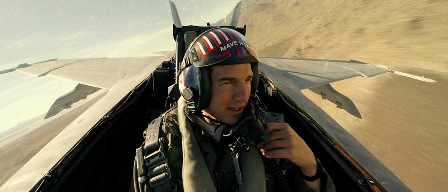Film backdrop for TOP GUN MAVERICK