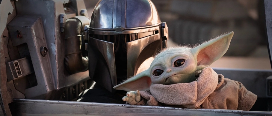 Film backdrop for THE MANDALORIAN AND GROGU 3D