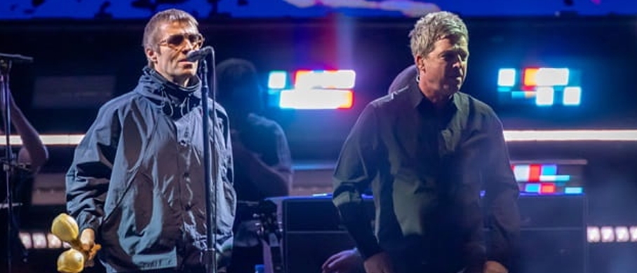 Film backdrop for OASIS: DON'T LOOK BACK IN ANGER