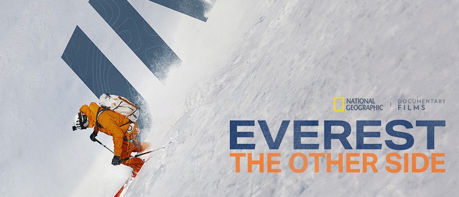 Film backdrop for EVEREST: THE OTHER SIDE
